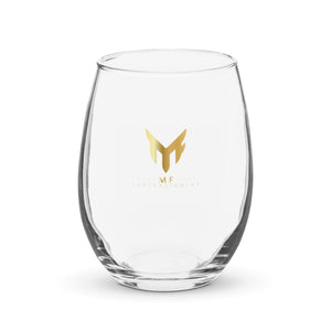 Stemless wine glass